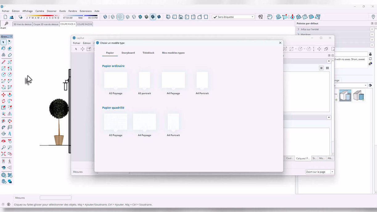 17. Exporter votre modèle SketchUp vers LayOut
